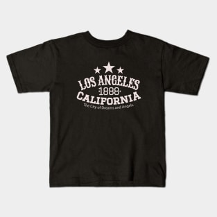 Los Angeles California 1888 - Los Angeles College style Logo Kids T-Shirt